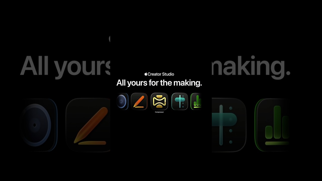 Apple Just Launched a NEW Essential Subscription for Creatives! Creator Studio!