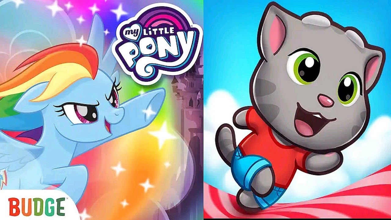 Talking Tom Candy Run vs My Little Pony Dash Gameplay