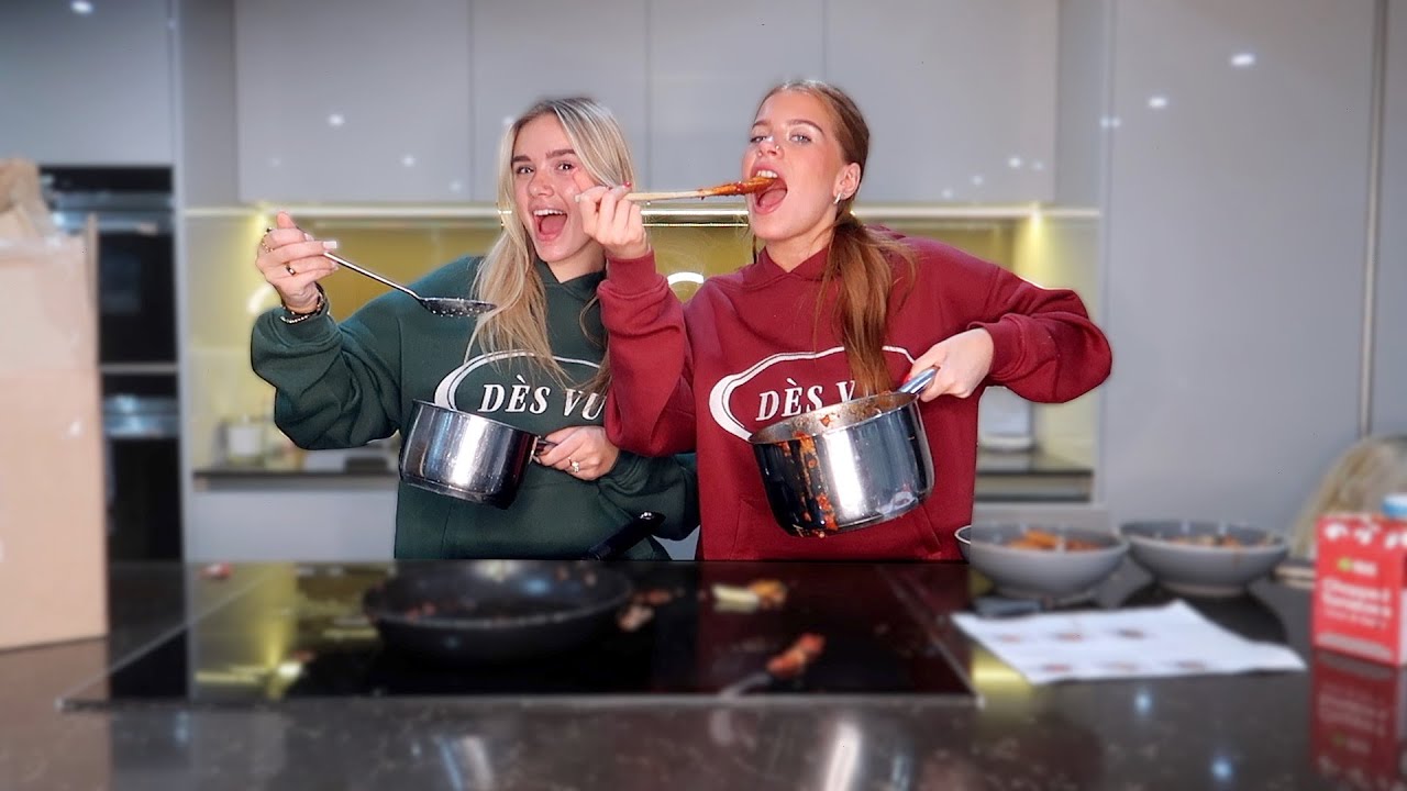 cook with me and Ava  whilst we answer your assumptions