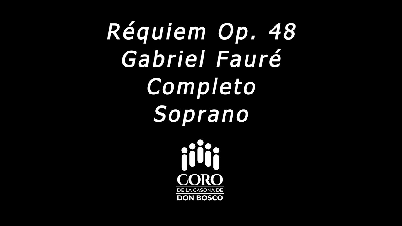 08 - Réquiem Fauré Completo - Soprano - Bonus Track