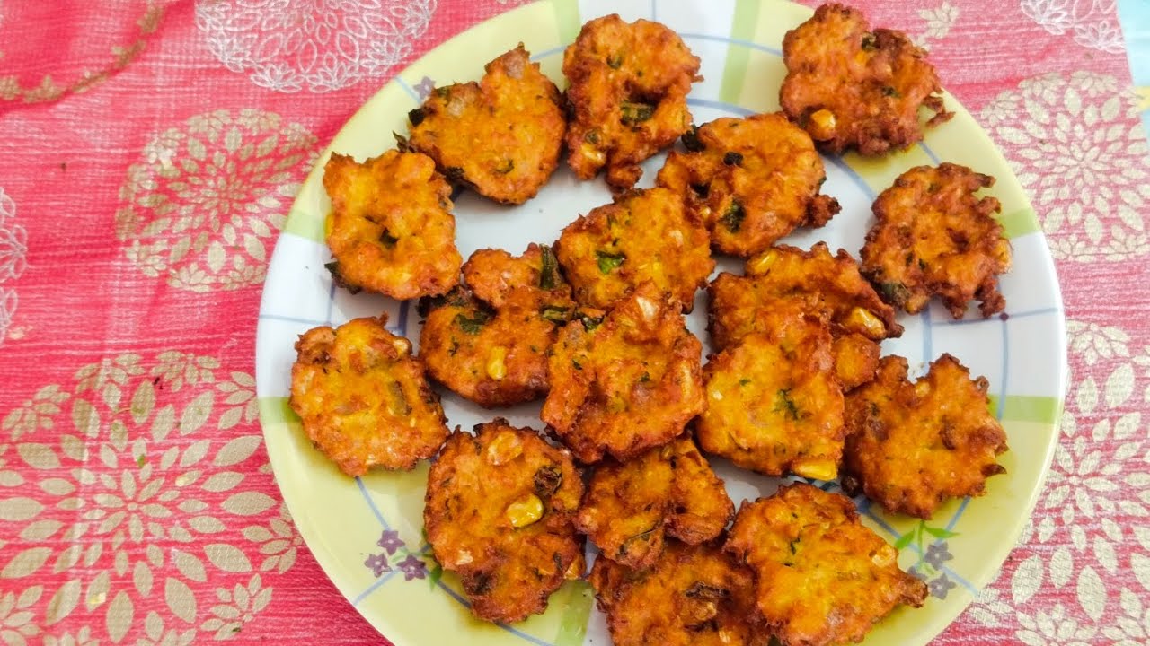 స్వీట్ కార్న్ వడలు 😋🌽బయట కరకర… లోపల సాఫ్ట్! Crispy Sweet Corn Vadalu 🌽😋Crunchy outside soft inside 