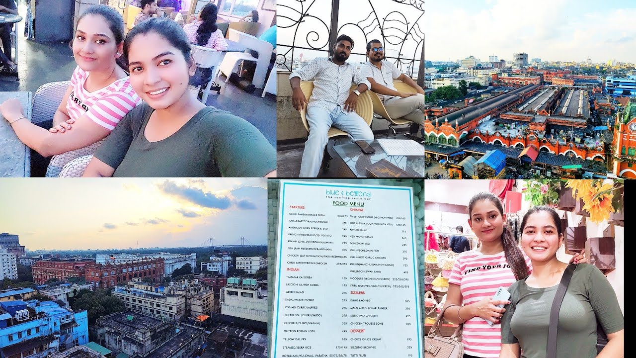 Visiting Rooftop Bar and Resturant// Blue & Beyond Rooftop RestoBar// New Market Area// Review!