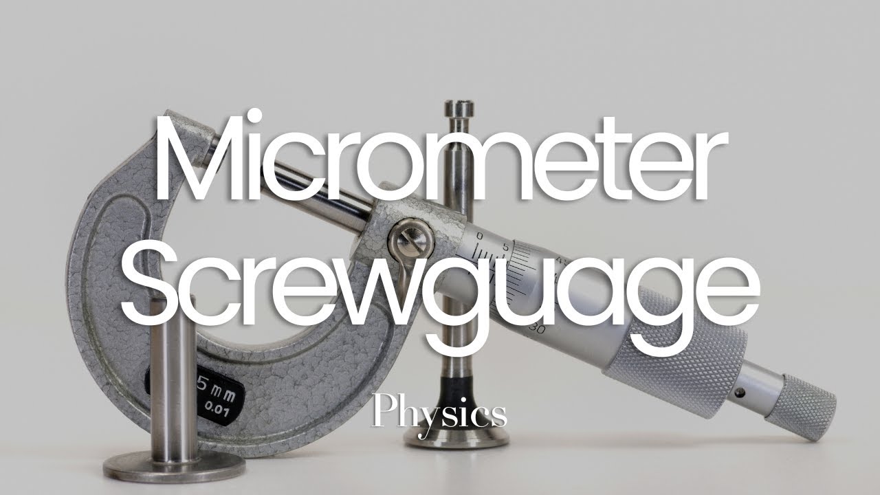 Micrometer Screwguage Explained | How it is Used and its Errors #physics #instruments