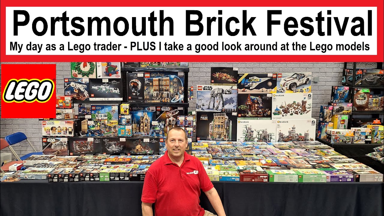Lego Sets & Displays galore at the Portsmouth Brick Festival. How my day as a Lego trader went