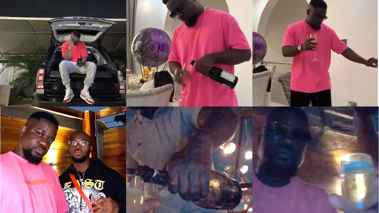 Inside SARKODIE&rsquo;s Birthday Celebration - The Gifts, His Home & Champagne Party With Close Pals