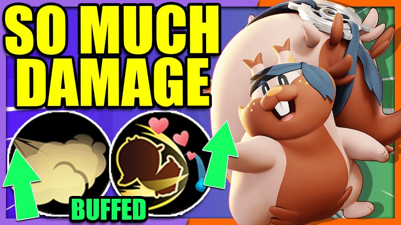 BUFFED BELCH and COVET GREEDENT Deals so much Damage | Pokemon Unite