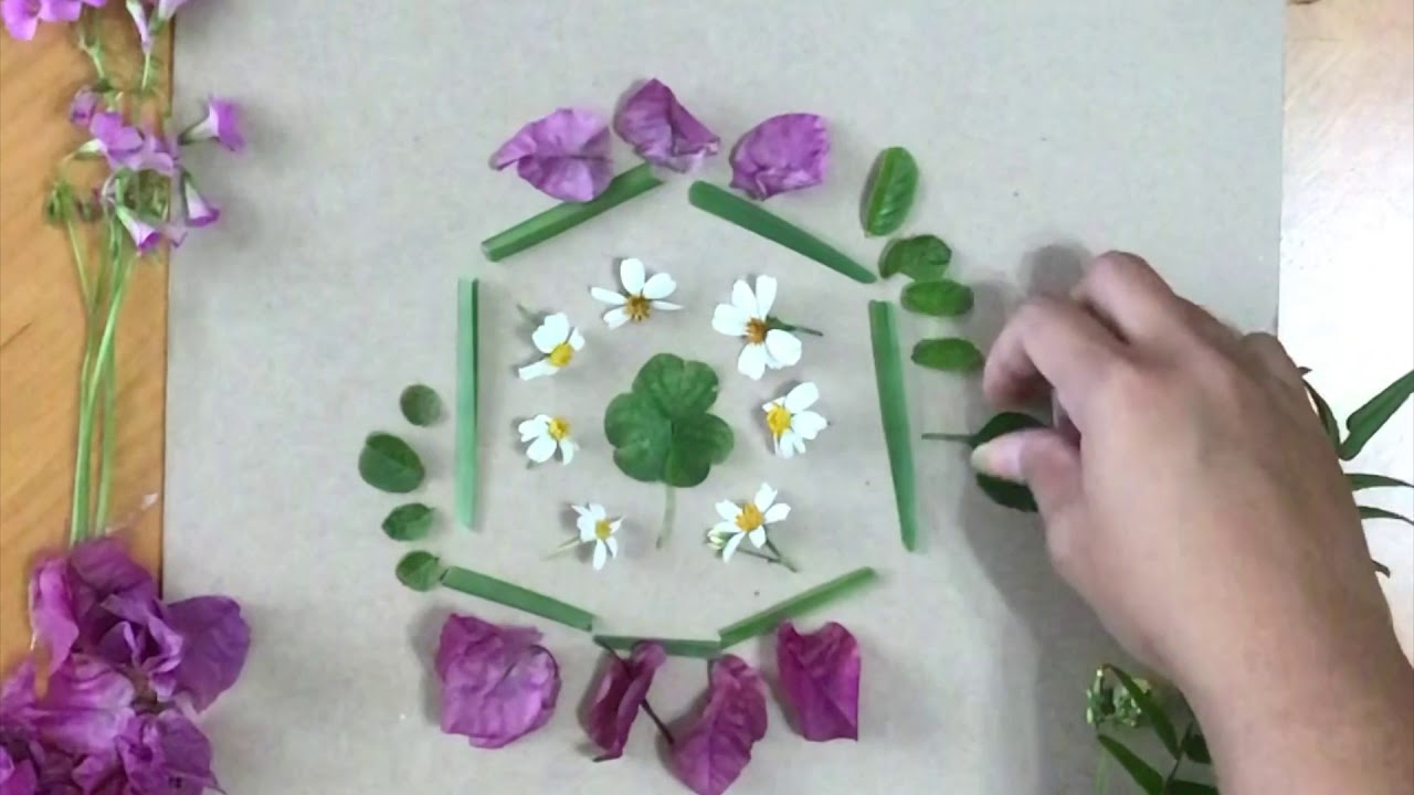 Plant Based Nature Mandala