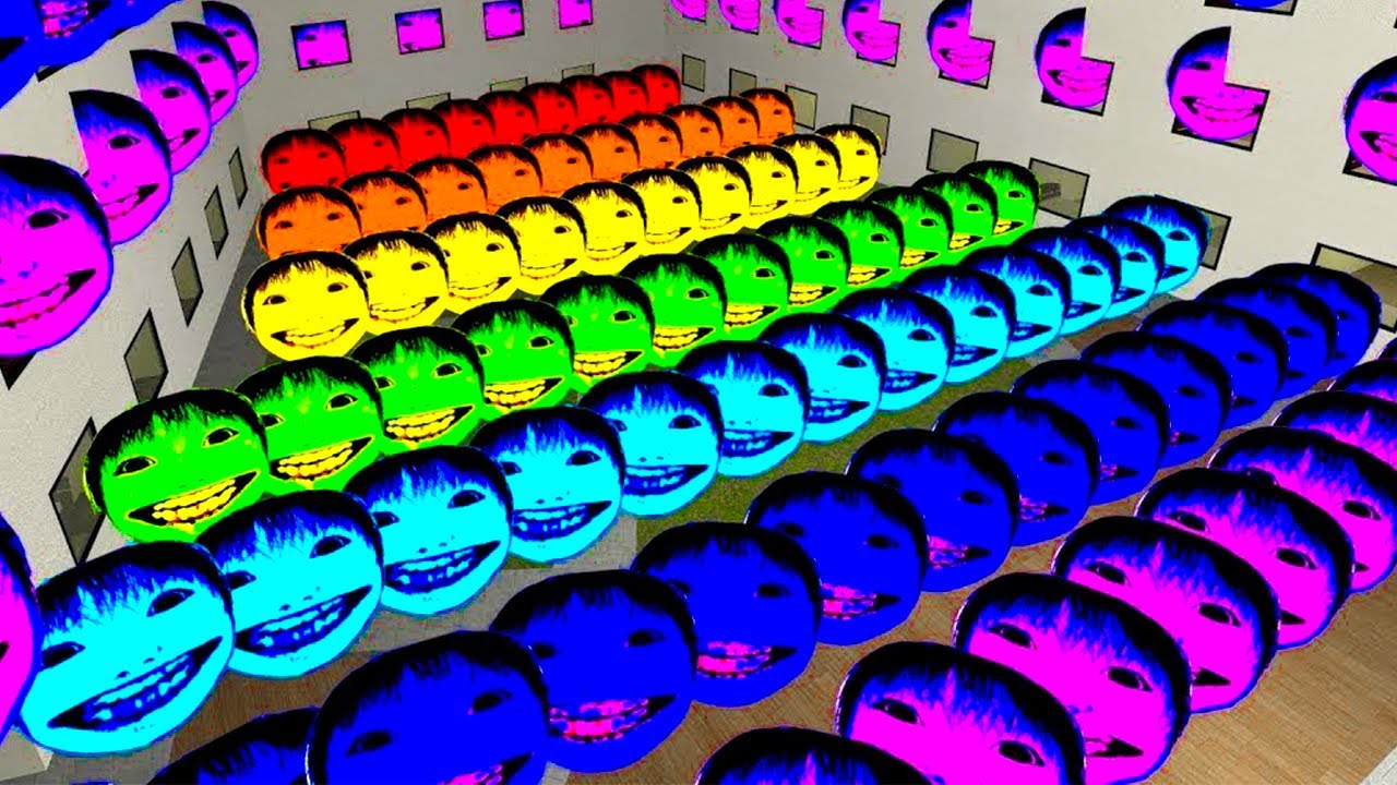 NEW MULTICOLORD YOSHIE FAMILY NEXTBOT vs  ME in BACKROOMS in Garry's Mod!!!