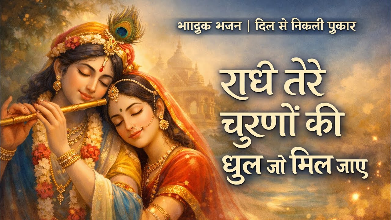 राधे तेरे चरणों की धूल जो मिल जाए | Emotional Radha Bhajan | Indian Devotional Song