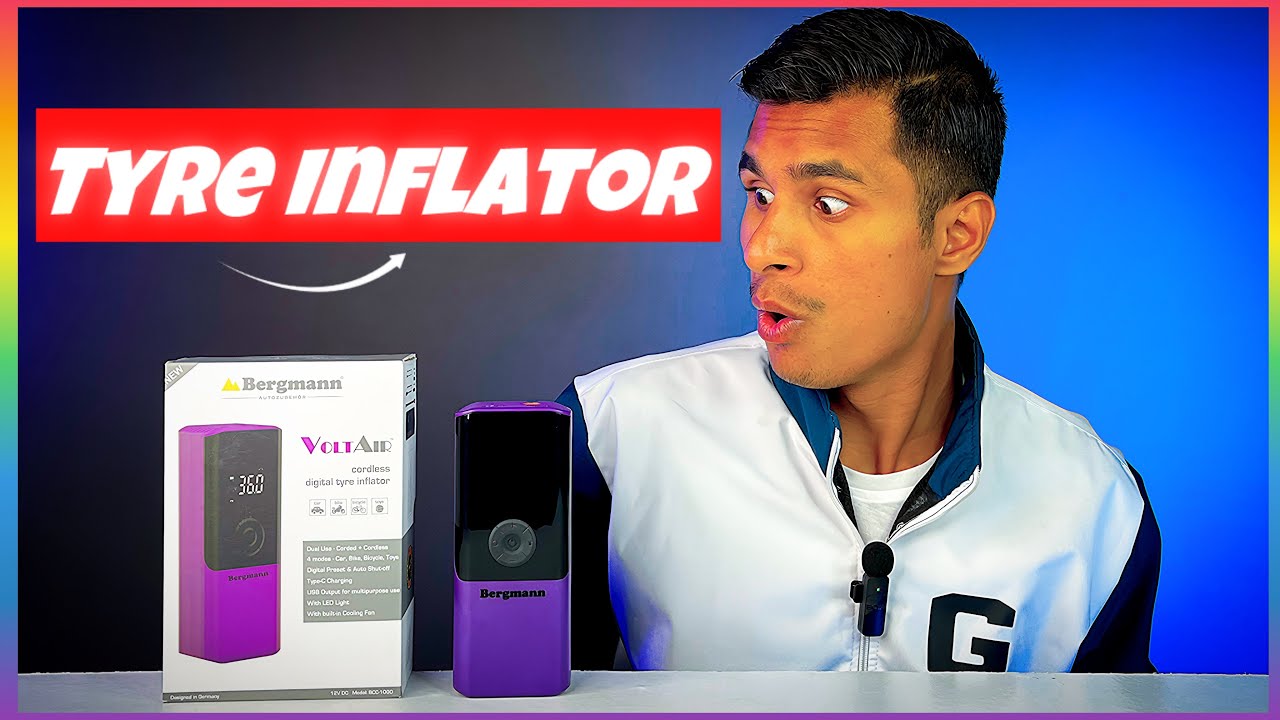 Best Tyre Inflator For Car | Best Car Tyre Inflator | Bergmann Car Tyre Inflator | Car Tyre Inflator