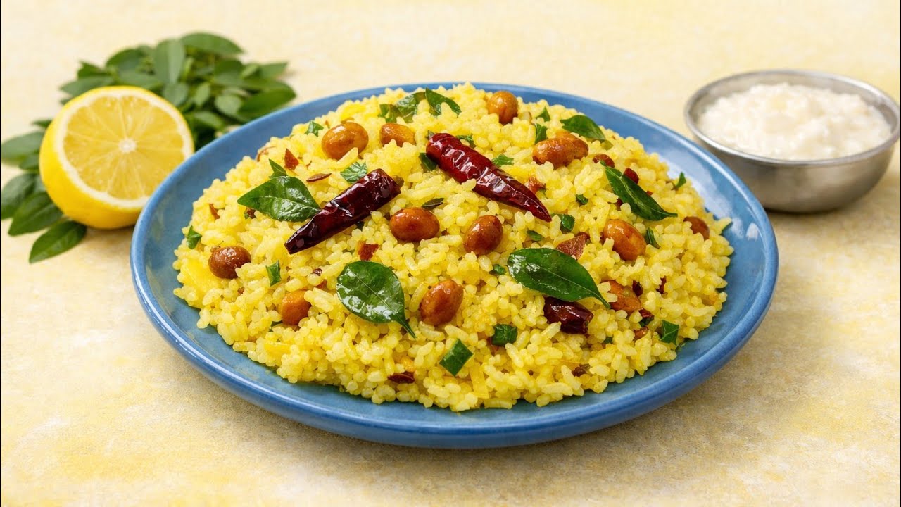 నోటికి పుల్లగా రుచిగా నిమ్మకాయ పులిహోర 😋 #food #cooking #foodshorts #recipe #viral 
