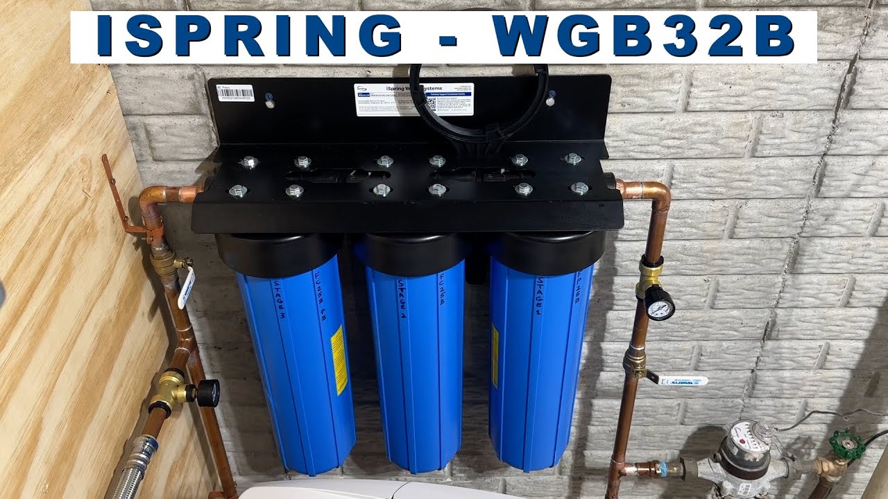 Installing an Ispring Whole House Water Filtration System - WGB32B - CPB - Day 15 and 16
