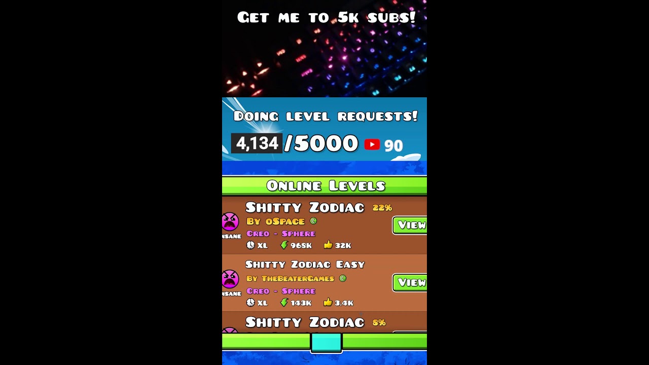 GD LEVEL REQUEST!