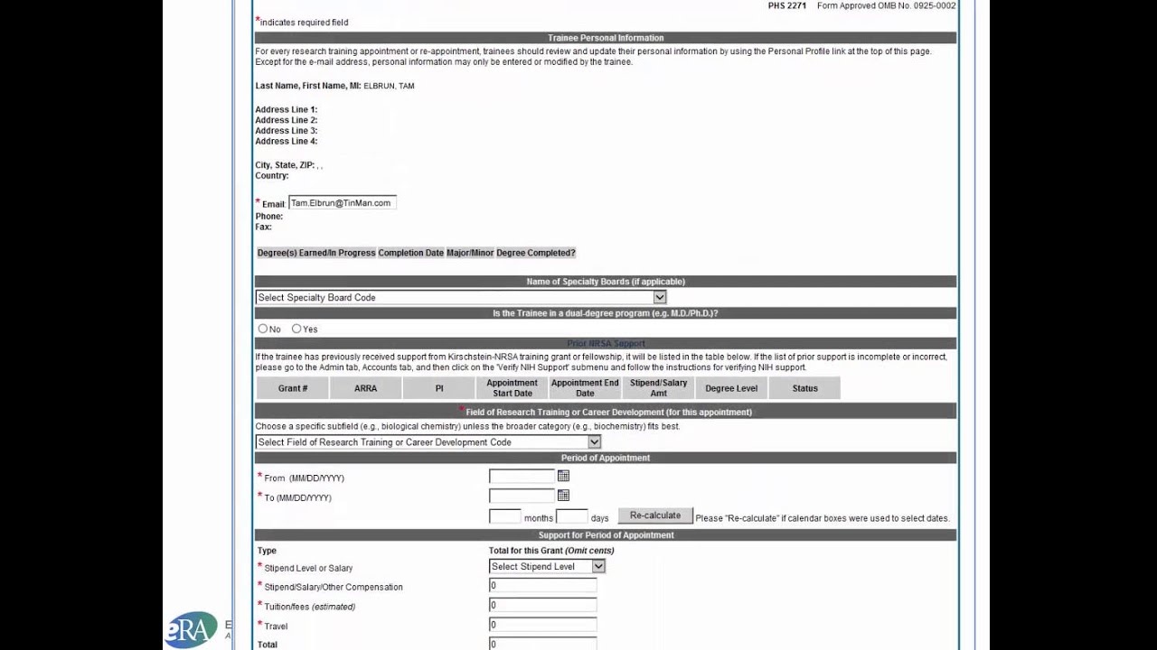 How Trainees Get Accounts in eRA Commons