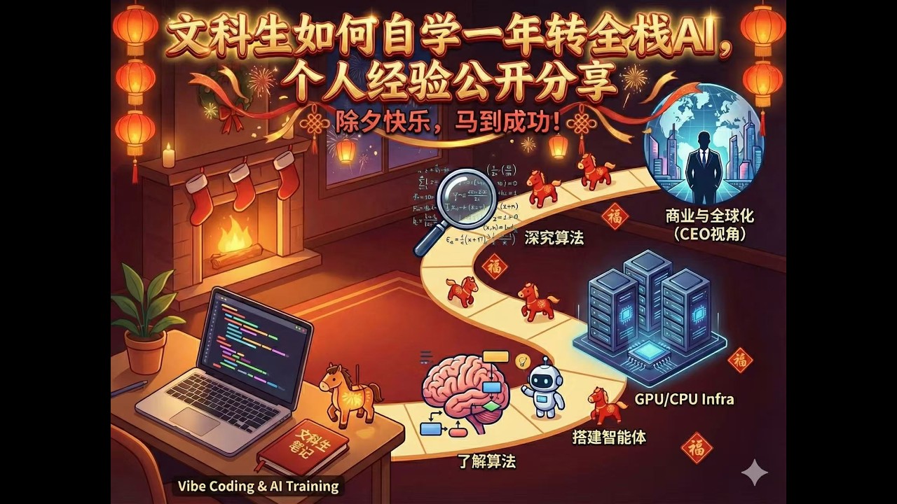 文科生如何自学一年逆袭全栈AI：个人经验公开分享
