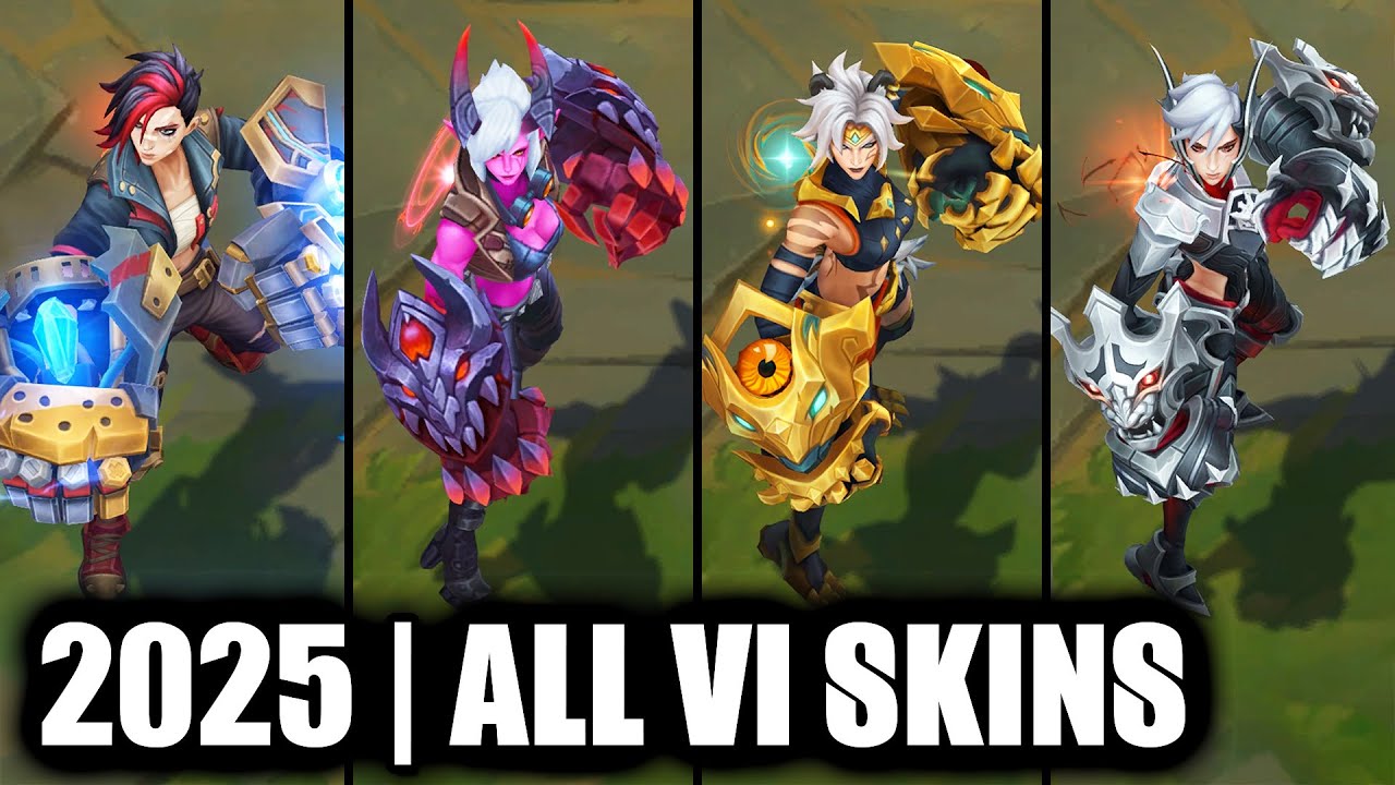 ALL VI SKINS SPOTLIGHT 2025 | League of Legends