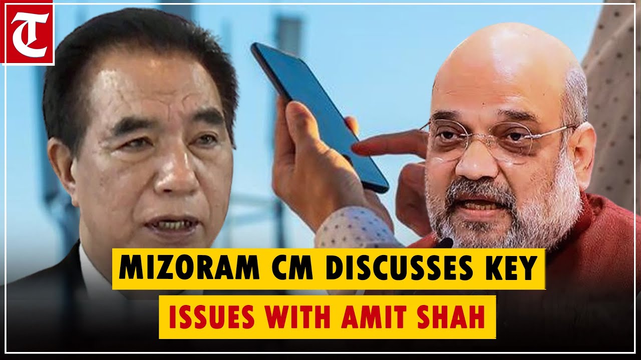 &lsquo;Internet connectivity, refugee crisis&hellip;&rsquo;: Mizoram CM Lalduhoma discusses key issues with Amit Shah