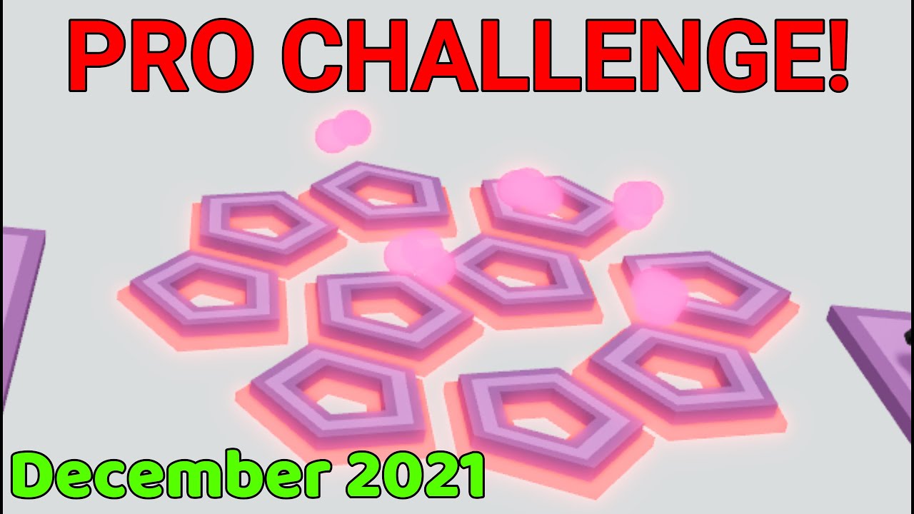 Таблица сложности мастер-класса Obby: PRO CHALLENGE (декабрь 2021 г.)