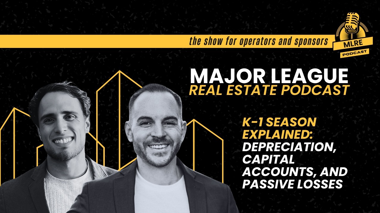 Why Your K-1 Shows Huge Losses (Real Estate Tax Explained)