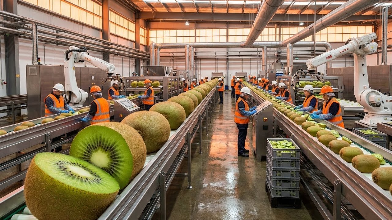Inside a Modern Kiwi Processing Plant: From Farm to Two Premium Products (Full Process)