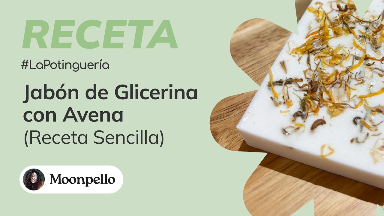 Receta Jabón de Glicerina Casero Sencillo con Oleomacerado de Aceite de coco y caléndula🥥🌱🏵️