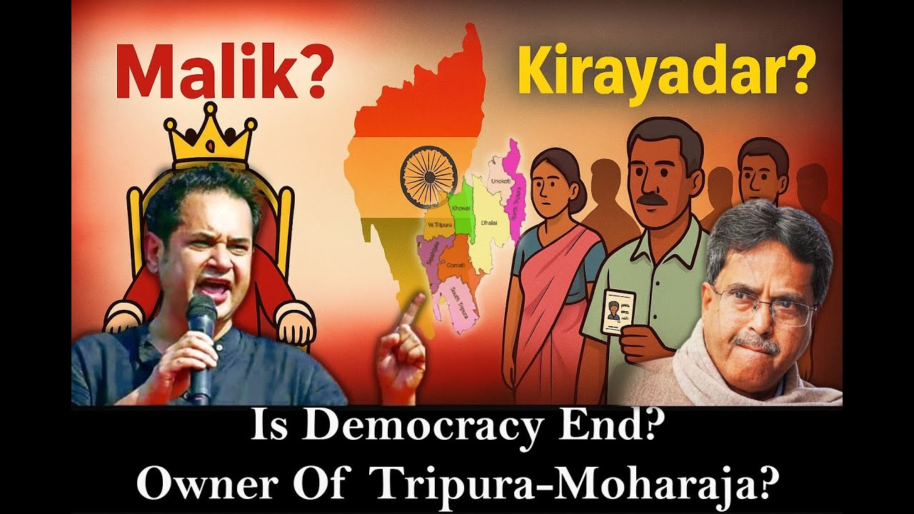 &ldquo;Who is the Real Owner of Tripura? Pradyot Kishore, Monarchy vs Democracy | Tripura Politics 2025&rdquo;।।