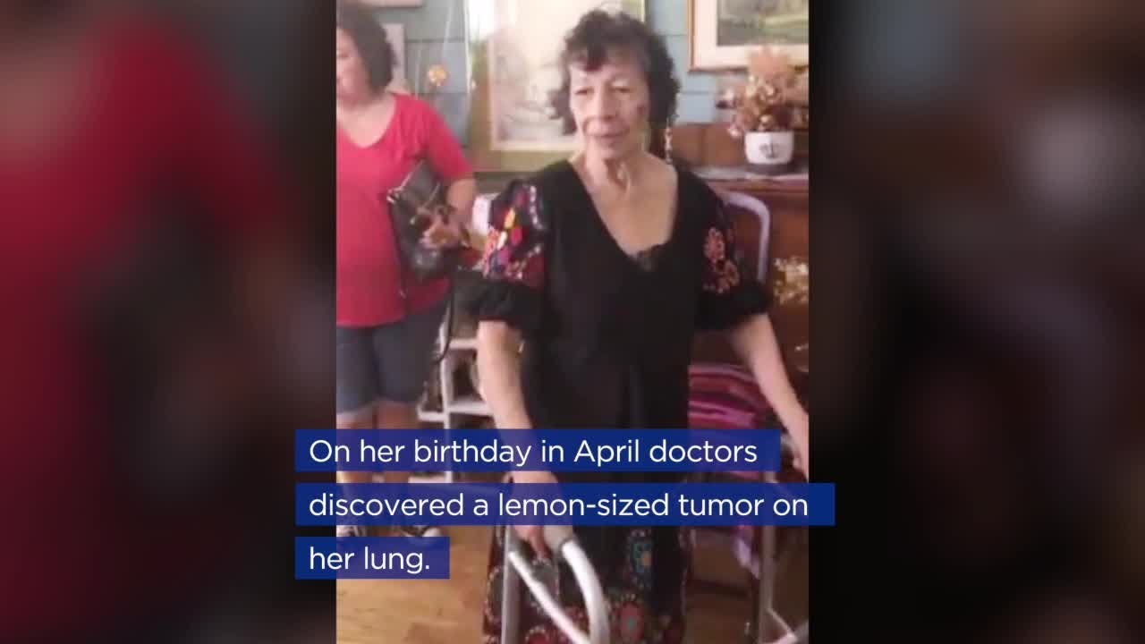86-year-old Grandma Welcomed Home After Grueling Cancer Treatment