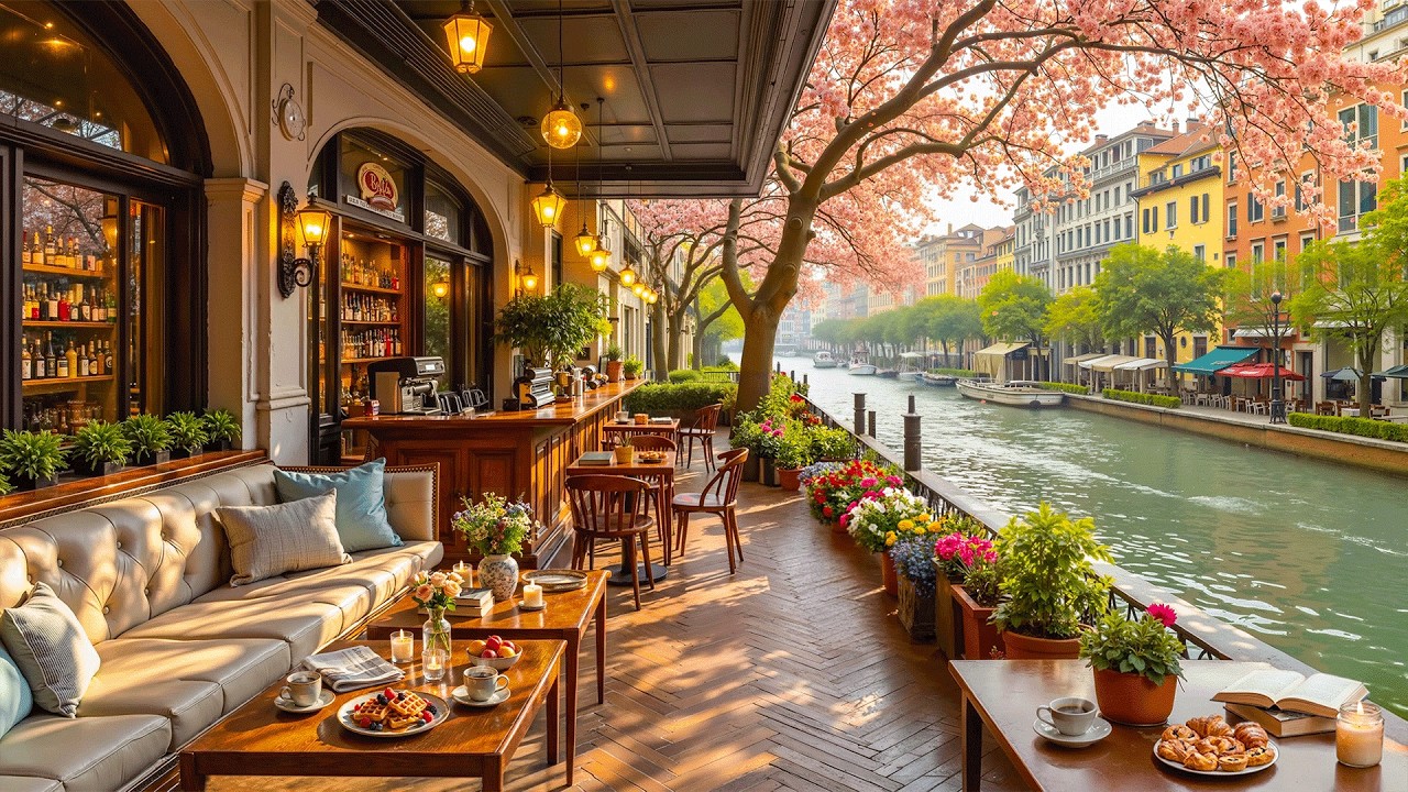Positive June Jazz ☕ Morning Balcony Cafe Ambience & Relaxing Jazz Instrumental Music for Good Moods