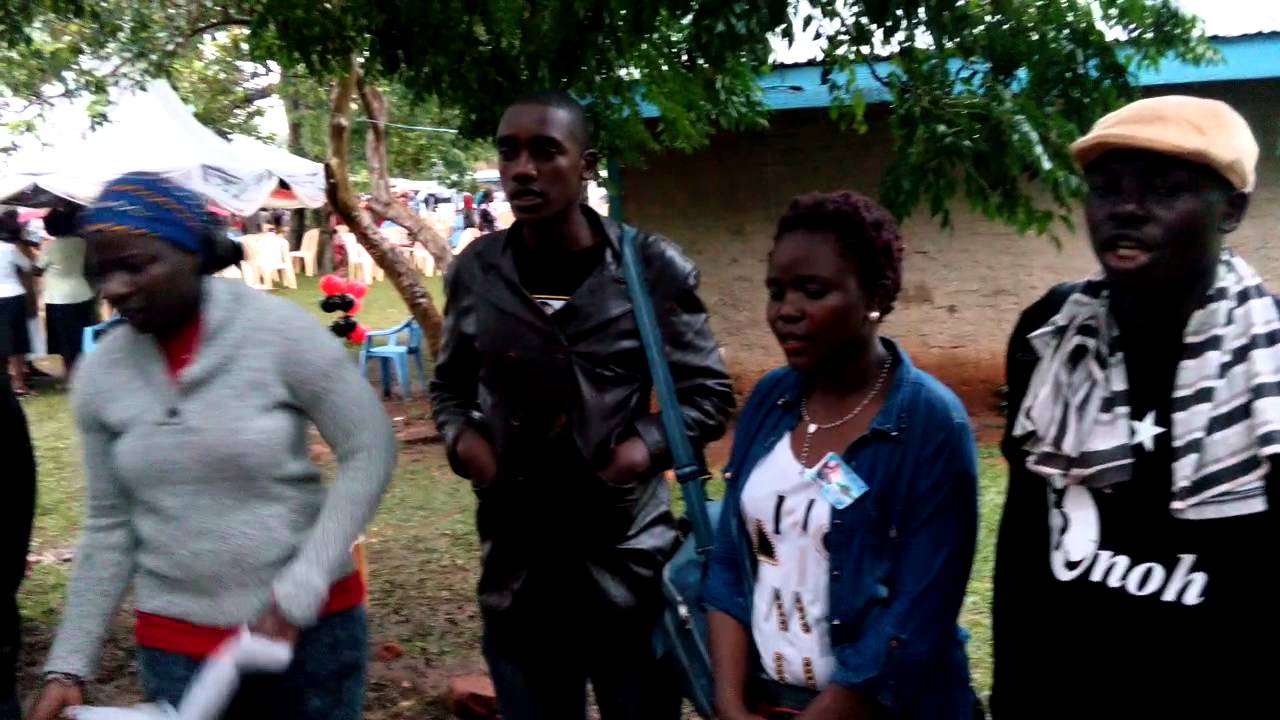 Busia Youths Mourning Reagan aka Rhino.