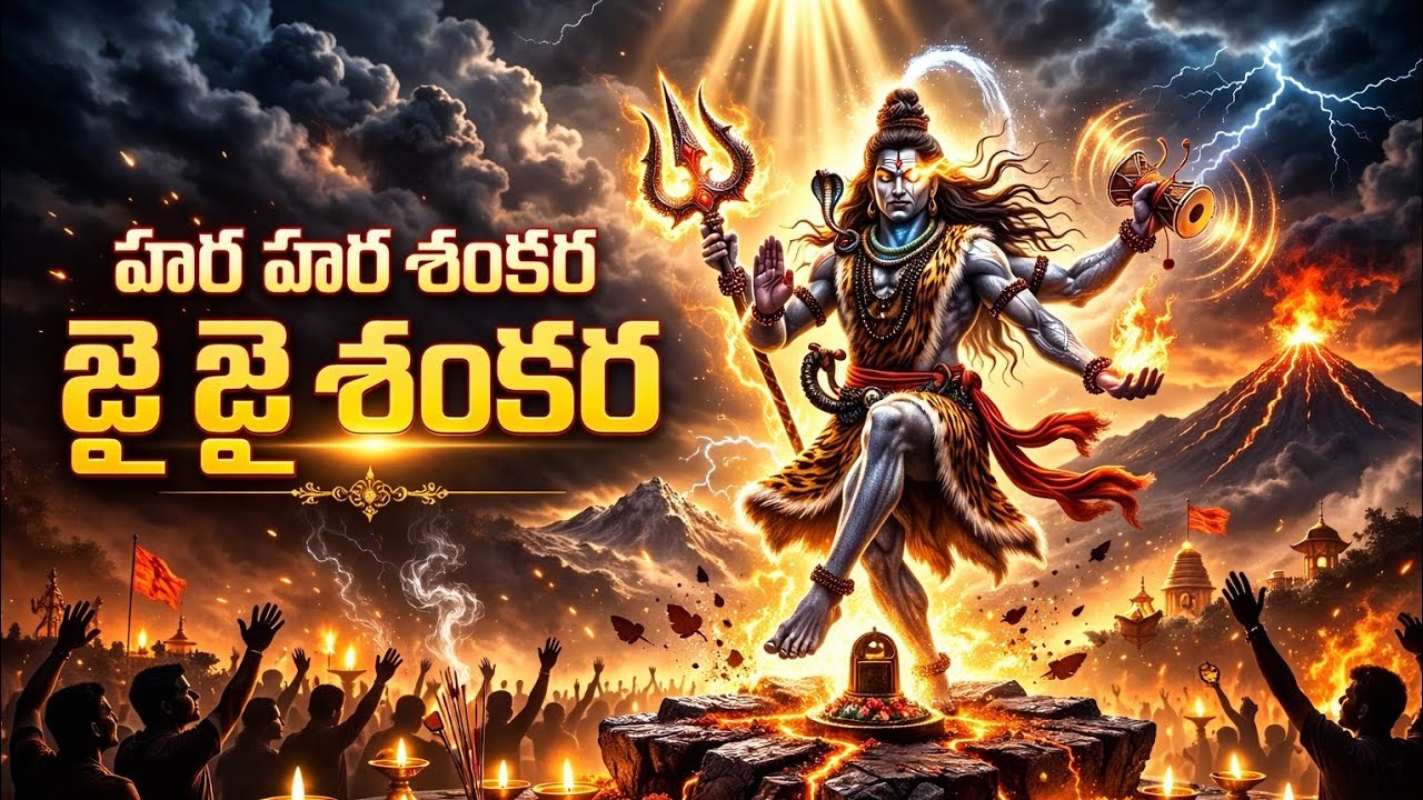 హర హర శంకర 🔱 | జై జై శంకర | మహా తాండవం |#ShivaSong#TeluguDevotional#OmNamahShivaya#HaraharaShankara