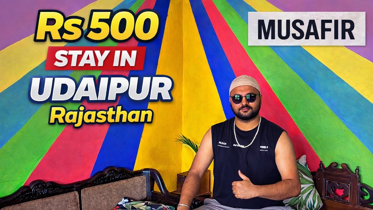 Udaipur Rs 500 Stay 😍 Budget Room Tour | Punjabi Vlogger