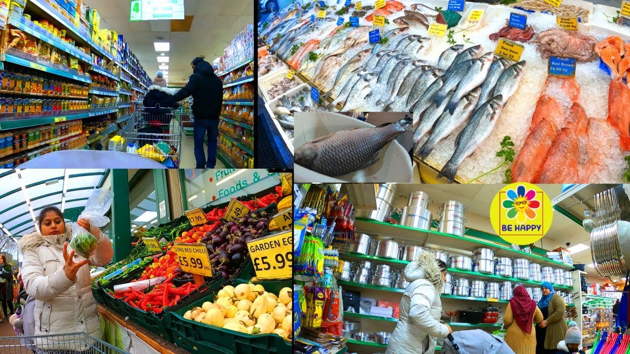 Nottingham Indian Grocery, Fish & Vegetables In UK|SabziMandi England kiदेखो क्या क्या मिलता है यहाँ