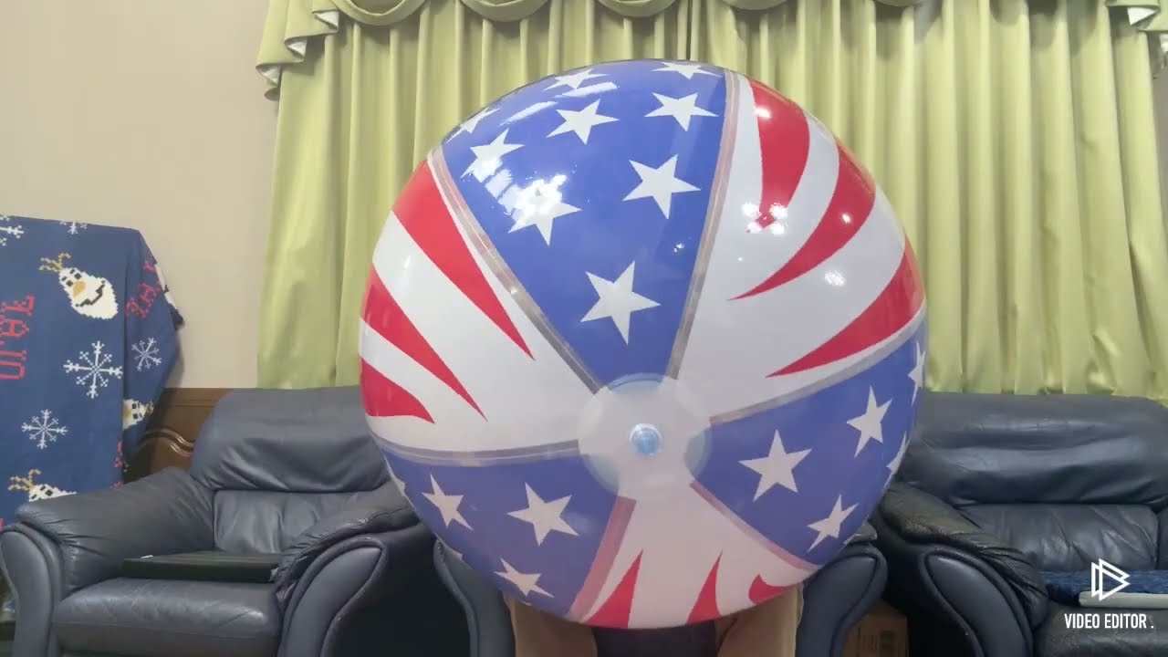Video-No,022　Best Wey HOGO! 5feet beachball mouth inflate