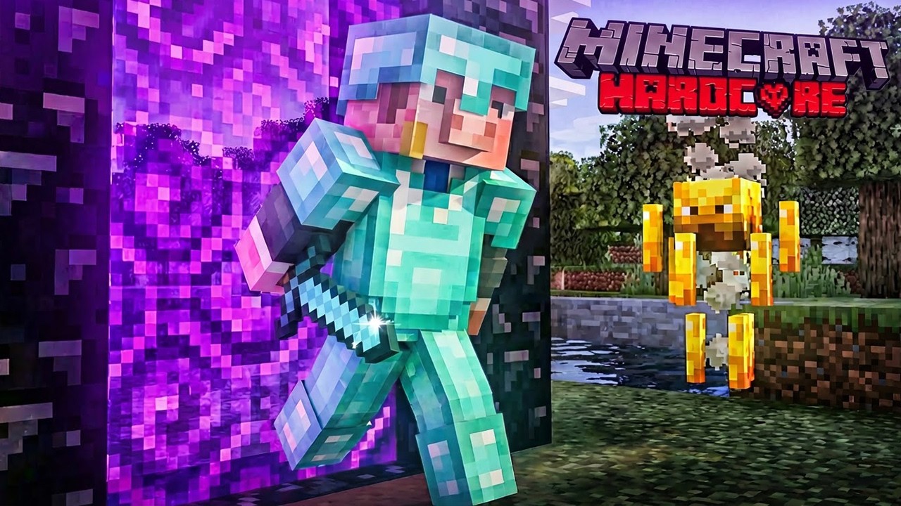 ПОШЁЛ В АД! Нашёл крепость! ПРОХОЖДЕНИЕ Minecraft ХАРДКОР #6