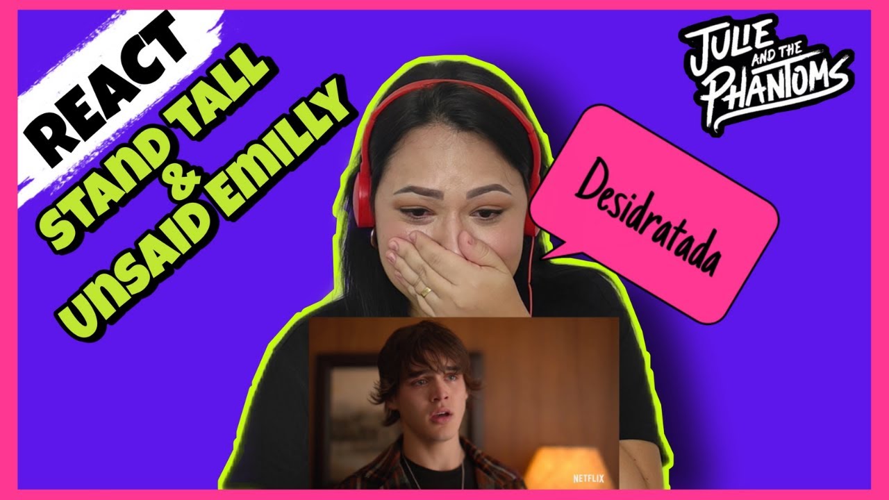 Reagindo a JULIE AND THE PHANTOMS Stand Tall + Unsaid Emilly. Vocal Coach Reage. React Reação