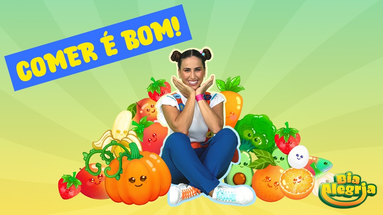 Bia Alegria - A Alimentação #clipemusical #videoinfantil