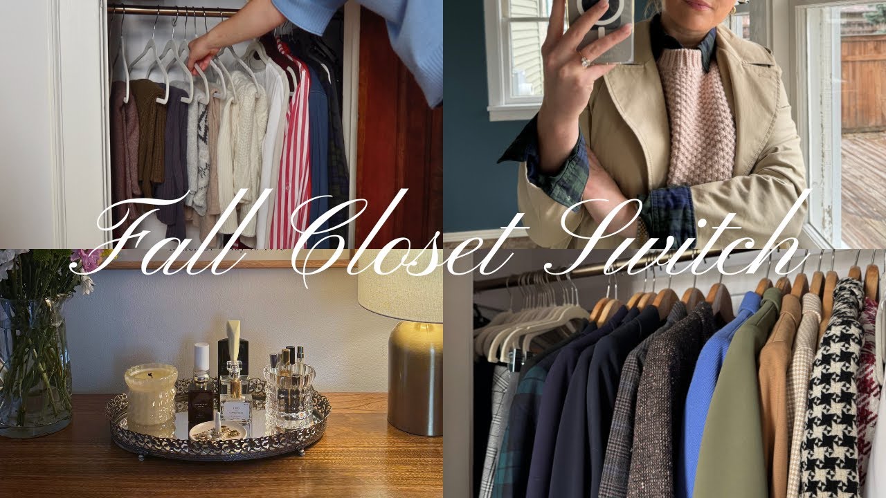 FALL CLOSET SWITCH | Organizing, Color Coordinating, Decluttering