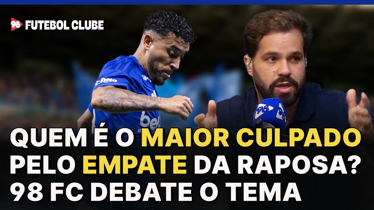 Arthur e Miltão debatem quem é o maior culpado pelo Cruzeiro não vencer o Corinthians