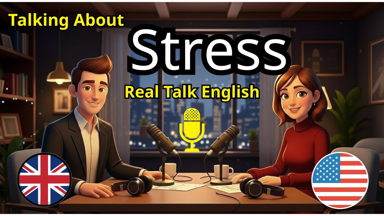 How to Talk About Stress in English | Real-Life Conversation