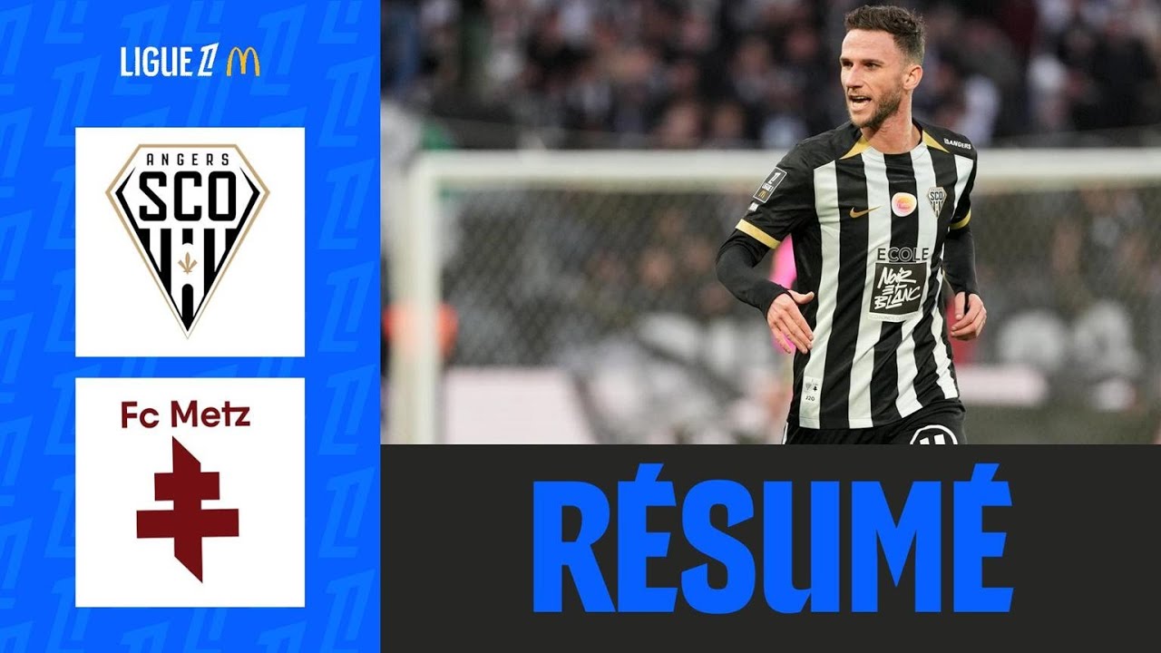 But SPLENDIDE de Mouton, Angers S'IMPOSE face &agrave; Metz | 20&egrave;me journ&eacute;e - Ligue 1 McDonald's 25/26