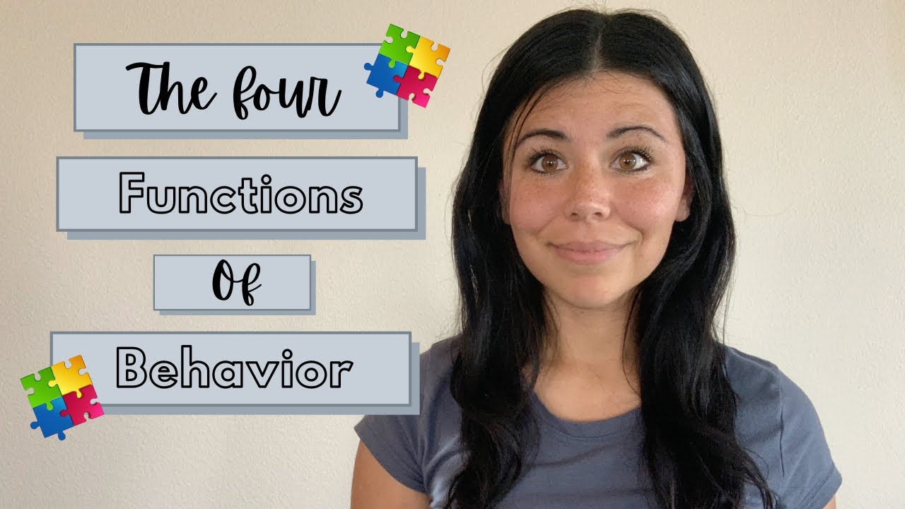 THE 4 FUNCTIONS OF BEHAVIOR | Find the reason behind your child's behavior