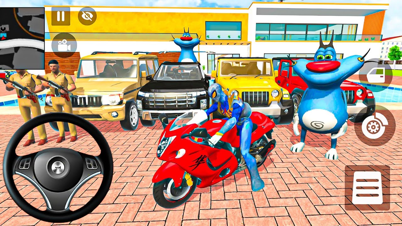 ❄️ Indian Thift Auto Game New Update 🐝 Spiderman & Ironman 🔥 Purchased Monster Cars Showroom Game 🎮