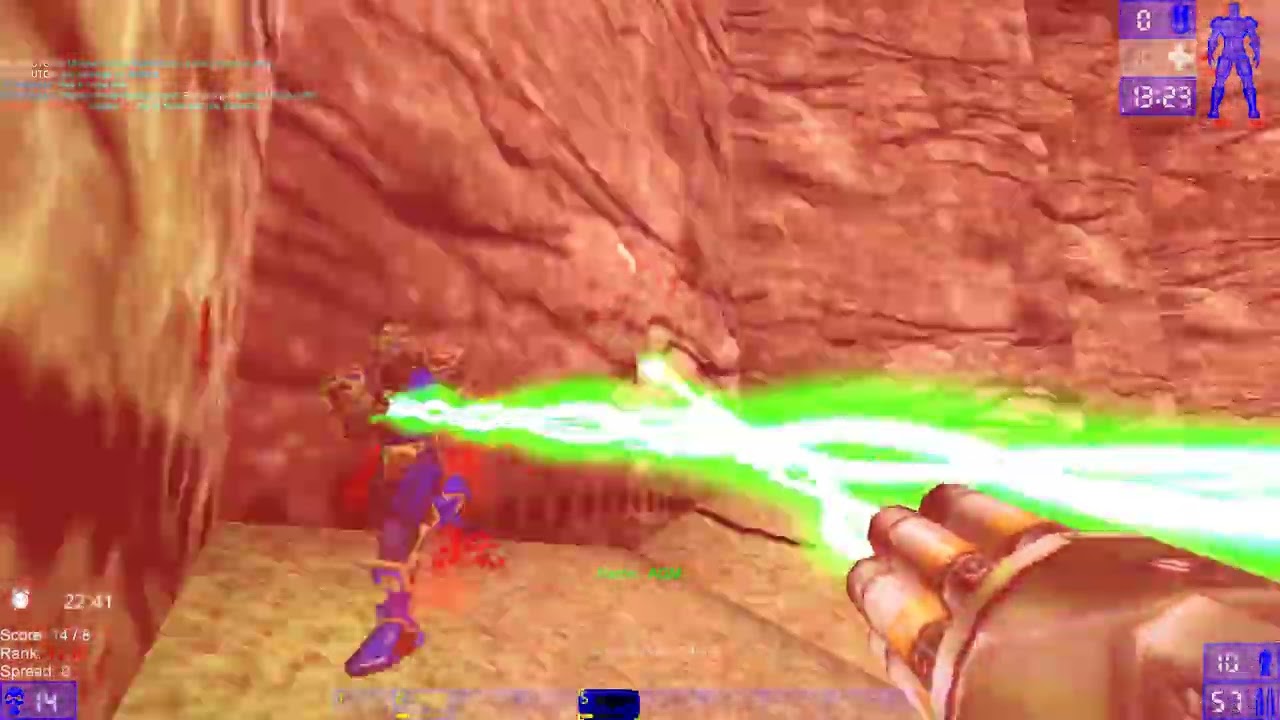 Hostile Server UT99 gameplay