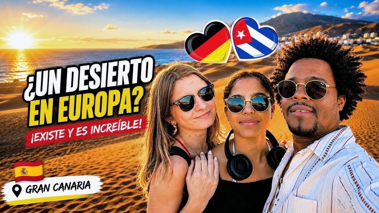 Esto no es el SAHARA🐪 El DESIERTO oculto de Gran Canaria | PLAYA de arenas negras en LA PALMA