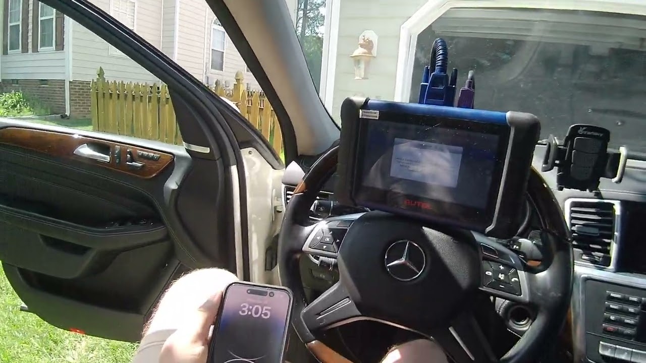 Авто Ключник Из Америки / MERCEDES ML550 / AUTEL IM508 / Обучение Нового Ключа