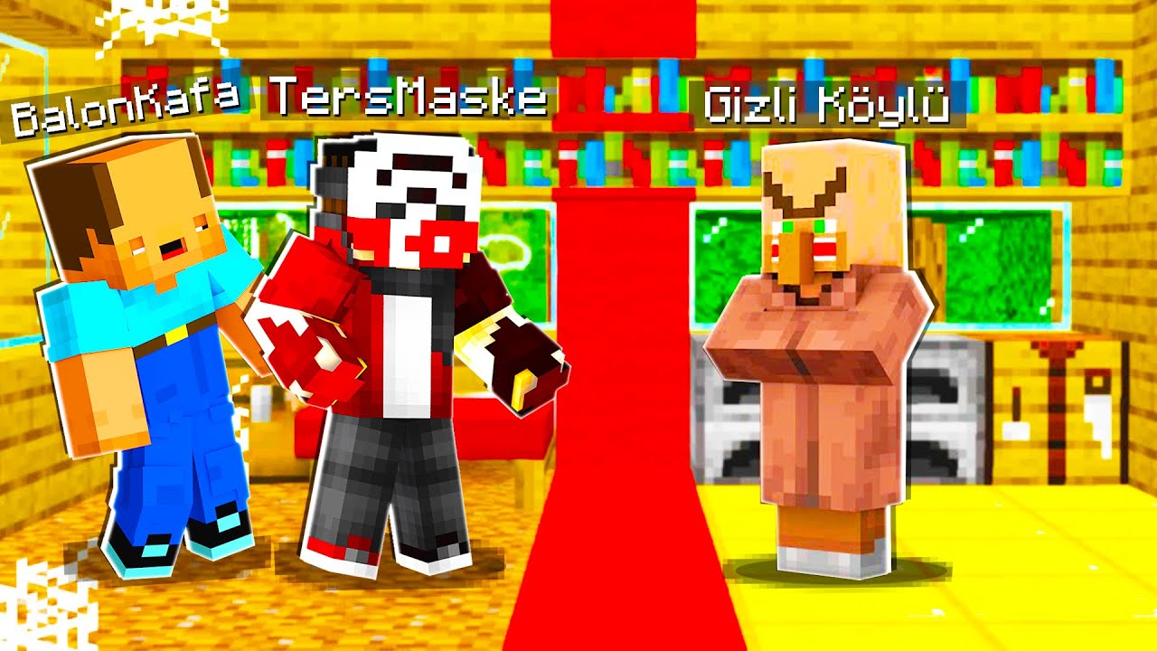Ters Maske Neden Köylü Evine Girdi ? Şok Eden Sebep !  - Minecraft