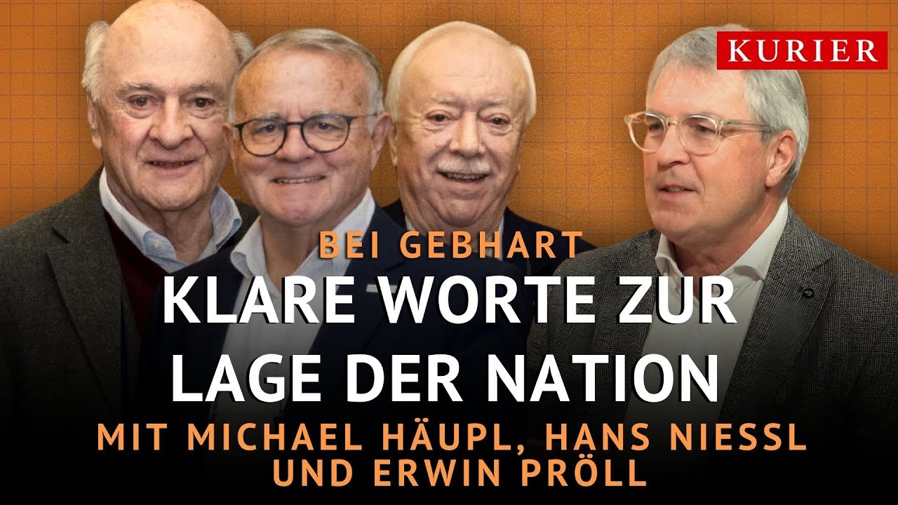 Pr&ouml;ll, H&auml;upl, Niessl: Drei ehemalige Polit-Schwergewichte im Gespr&auml;ch