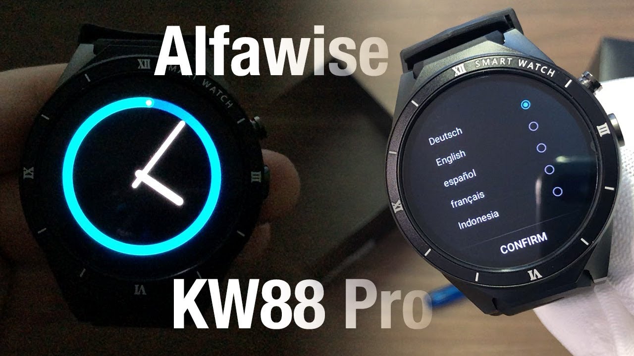 Alfawise KW88 Pro 3G Smartwatch - Unboxing