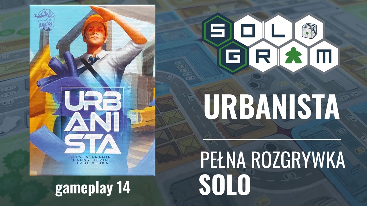 Urbanista | pełna rozgrywka solo | zasady gry | gameplay 14