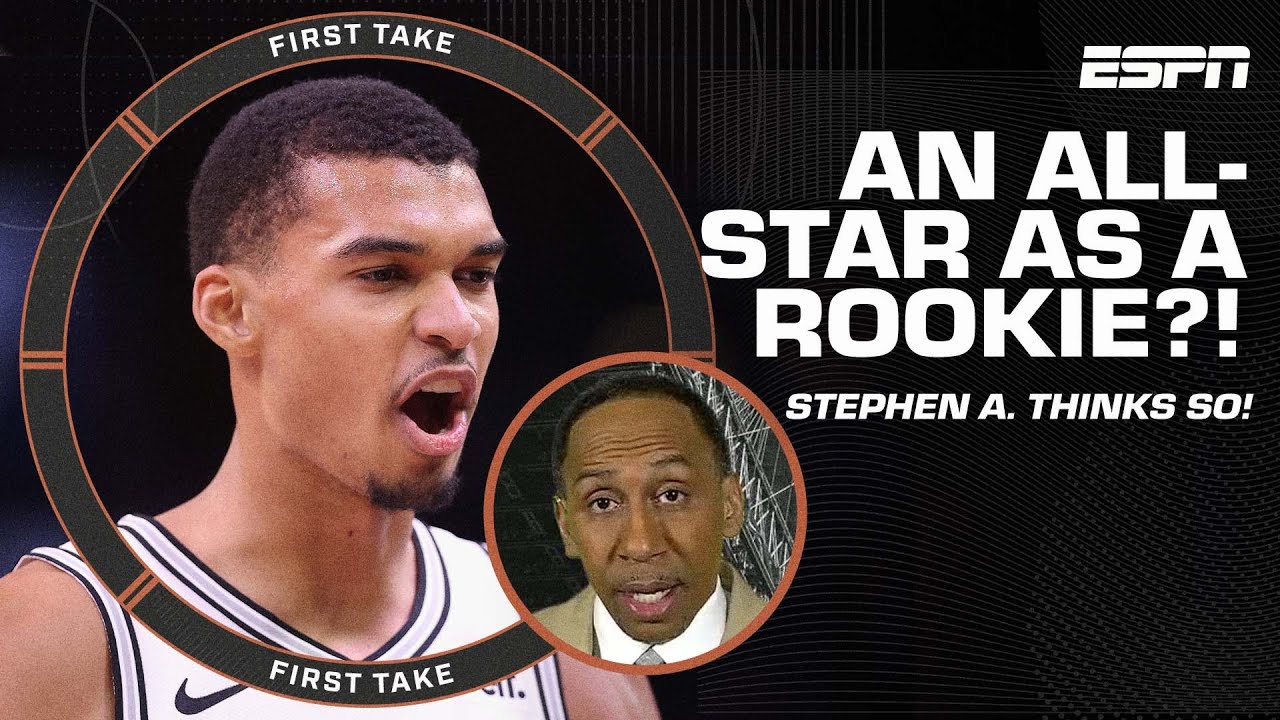 Wembanyama will probably be an ALL-STAR as a rookie! - Stephen A. on career-high night | First Take